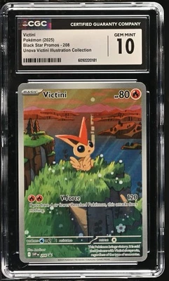 CGC 10 Victini 208 Sv: Scarlet & Violet Promo Cards Holo - Image 1 of 2