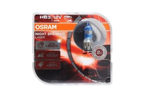 Osram Headlight Headlamp Pair of HB3 Halogen Night Breaker Bulbs 9005NL-DUO - Picture 1 of 3