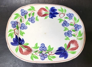 10" Staffordshire Spritzgeschirr Platte Baker & Co. Virginia Englisch Antik Schale - Bild 1 von 9
