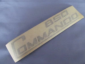 06-5096 NORTON 850 COMMANDO INTERSTATE ROADSTER BLACK SIDE PANEL DECALS X 2 * - Picture 1 of 1