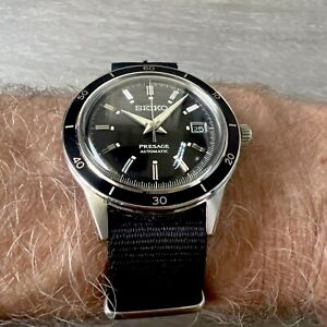 Superb SEIKO Presage Style60's SARY197 Automatic With Stickers As new Full Set!