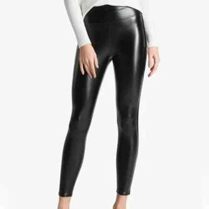Pantalones leggings elásticos de imitación de cuero para mujer Tagoo, talla L - Imagen 1 de 5