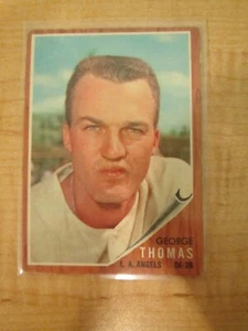 1962 Topps George Thomas #525 University of Minnesota /  Los Angeles Dodgers - Picture 1 of 2