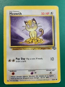 Pokémon TCG Meowth Jungle 56/64 Regular Unlimited Common - Bild 1 von 2
