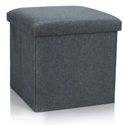 Faltbarer Hocker - Sitzhocker mit Stauraum - Aufbewahrungsbox zum Sitzen - 40 L - Bild 1 von 4