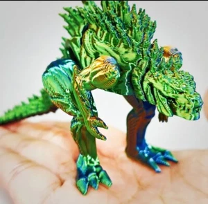 3 D PRINTED~ARTICULATED~MUTANT CREATURE~ 5.70 Inches LONG - Picture 1 of 1