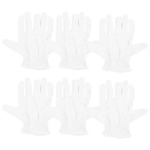 6 Pairs Dust-free Gloves Protective Small Work Miss Duster Anti-static - Picture 1 of 12