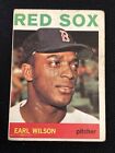 EARL WILSON 1964 TOPPS SIGNED AUTOGRAPHED CARD #503 BOSTON RED SOX