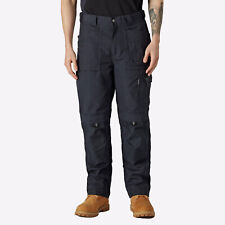 Calça utilitária Dickies Eisenhower masculina multibolsos vestuário de trabalho (reta) azul marinho