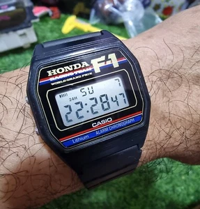 Vintage Casio 415 F-87 Honda F1 Racing Team Digital Quartz Men's Wrist watch - Picture 1 of 23