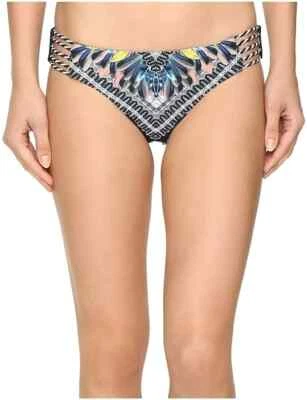 Red Carter Strappy Tab Side Hipster Reversible Bikini Bottom Size S Foto 1 de 4