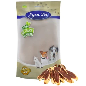 1 kg Kaninchenohren gefüllt mit Ente Kausnack fettarm Hundefutter Hund Lyra Pet® - Bild 1 von 7