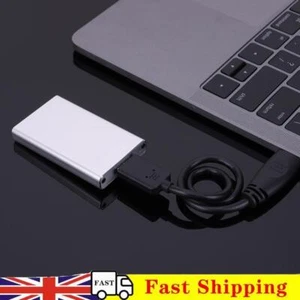 MSATA To USB3.0 SSD Hard Drive Case for 30*25/50 MSATA SSD Hard Disk(Silver) - Afbeelding 1 van 10