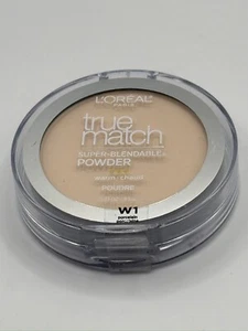 Loreal Paris True Match Super Blendable Powder Warm - W1 PORCELAIN  NEW & SEALED - Picture 1 of 4