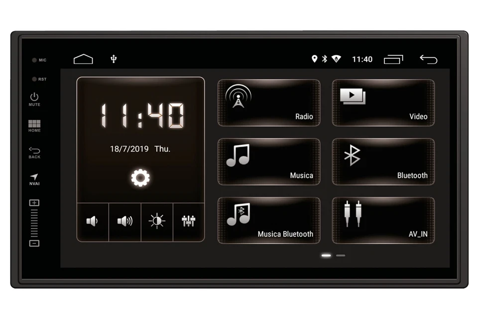 Phonocar VM002DE autoradio android con DAB+  bluetooth e schermo 6.95" e mappe e - Immagine 1 di 1