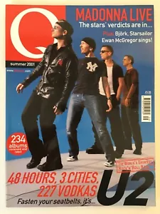 Q Magazine UK Issue 180 Summer 2001 U2 Madonna Starsailor Bjork Paul Weller - Picture 1 of 9