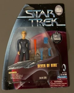 Playmates - Star Trek Voyager - Seven Of Nine in Blue Jumpsuit Figure - Picture 1 of 2