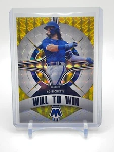 2021-2022 Panini Mosaic Bo Bichette Gold Prizm Will to Win 43/49! - Bild 1 von 3