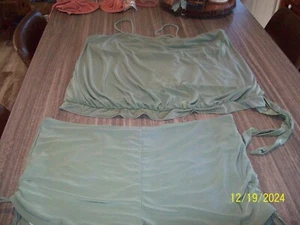 Women's Tankini 2 pc Swim Suit Green Sz. 4XL - Picture 1 of 3