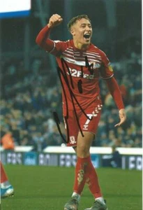 MIDDLESBROUGH: MARCUS TAVERNIER SIGNED 6x4 ACTION PHOTO+COA - Picture 1 of 1