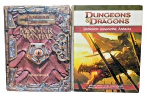 Dungeon Magazine 2009 HB + Monster Manual Core Rules 3 Dungeons & Dragons / D&D - Foto 1 di 3