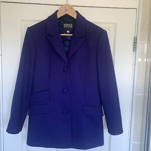 Versace Jeans Couture Purple Blazer Jacket Size 30 / 44