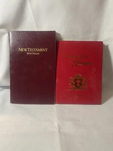 New Testament With Psalms And Every Day With Jesus Daily Devotional Lot Of Two - Imagen 1 de 13