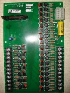 YORK CHILLER CIRCUIT BOARD 031-00767D REV C PROCESSOR CARD REV 1 **WARRANTY** - Picture 1 of 6