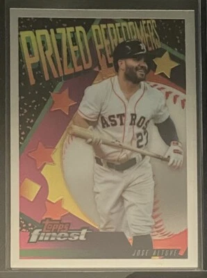 2019 Topps Finest Prized Performers Jose Altuve #PPJA Houston Astros - Image 1 of 2