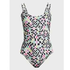 No Boundaries Juniors Multi Strap One Piece Swimsuit Small 3-5 New with Tags - Picture 1 of 6