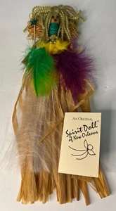 Mardi Gras Spirit Puppe New Orleans Original Judith Faye 1993 Handarbeit Museum - Bild 1 von 8