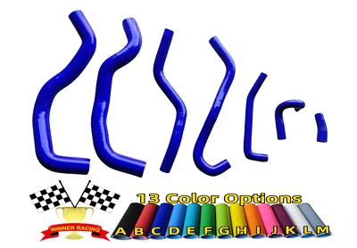 MANGUERAS DE RADIADOR Y CALENTADOR DE SILICONA aptas para HONDA ACUERDO/ACURA TSX CL7 K20A 2002-08 AZUL Foto 1 de 4