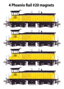 Phoenix Rail/Lehigh Valley Rail Management MP15DC 20 4 magneti di Andy Fletcher - Foto 1 di 1