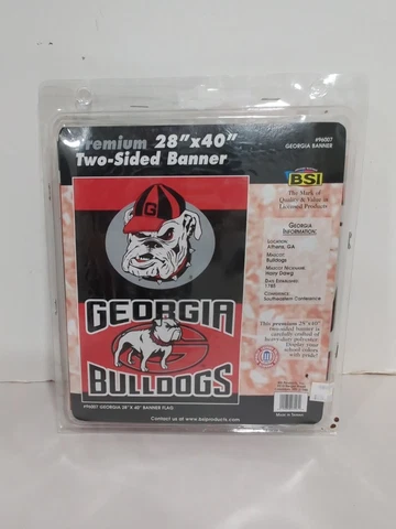 Georgia Bulldogs 2-sided Premium 28" X 40" Banner Cover