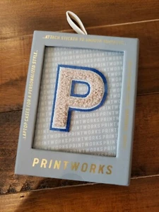 NWB PRINTWORKS  FLUFFY STICKER LETTER P - Picture 1 of 7