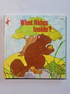 Vtg. Downy Book First Book To Feel WHAT HIDES INSIDE? 1st Print 1972 Book 7217 - Picture 1 of 5