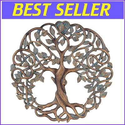 Tree of Life Wall Art - Rustic Copper & Verdigris Decor for Stylish Living Rooms - Image 1 of 3