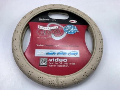 Hopkins 97370-9DI HyperFLEX Core Bellaire TAN Steering Wheel Cover 14.5"-15.5" - Image 1 of 4