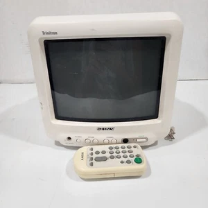 Vintage Sony Trinitron Color TV 9” KV-9PT40 W/ OEM Remote - Picture 1 of 9