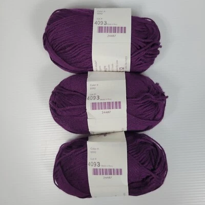 Knit Picks Shine Sport Serenade  Purple Pima Cotton Modal 3 skeins 50g - Image 1 of 4