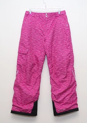 Columbia Niñas Talla Grande Omni Heat Nieve Esquí Pantalones Púrpura Cuadros Sistema Crecido Foto 1 de 4