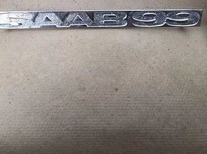 SAAB 99 1969 1970 1971 1972 1973 1974 1975 Hood Badge Reproduction Mint!! - Picture 1 of 3