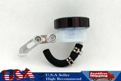 Clutch Brake Oil Fluid Reservoir Fit For Honda Kawasaki Suzuki Yamaha Ducati! - Image 1 of 4