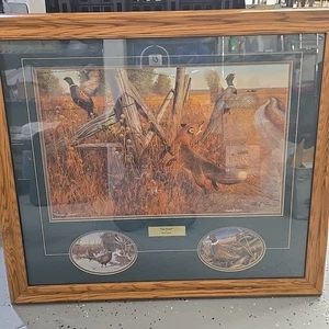 OUT FOXED di Hayden Lambsom firmato/numerato 1966/3500 opaco e incorniciato - Foto 1 di 7