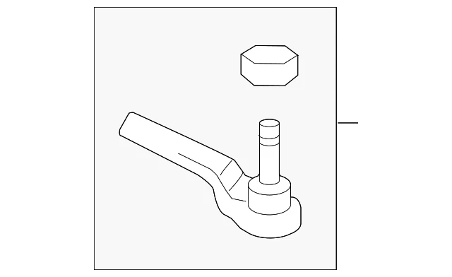 Kit de varilla de amarre exterior de acoplamiento de dirección GM 88967177 genuino Foto 1 de 3
