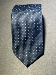 Vintage Wemlon/wembly Mens Blue On Blue Dot Necktie Pre-owned - Picture 1 of 7
