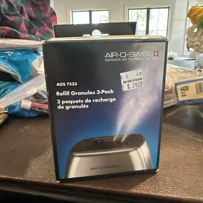 Air-O-Swiss AOS 7533 Refill Granules 2 Packs Air Treatment Open Box OEM FAST - Image 1 of 4