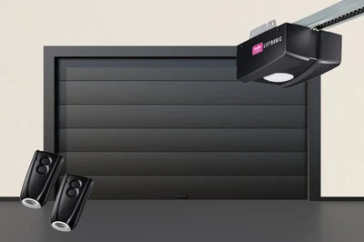 Schartec Anthrazit Sektionaltor + Hörmann Liftronic Antrieb Garagentor Rolltor - Bild 1 von 4