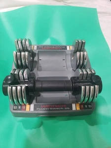 Partial - Weider Powerswitch 25 Dumbbell Set (2.5 - 12.5 lb Each) Adjustable - Picture 1 of 1