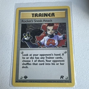 Rocket’s Sneak Attack 1. Edition Team Rocket 72/82 WOTC Vintage Pokemon - Bild 1 von 10